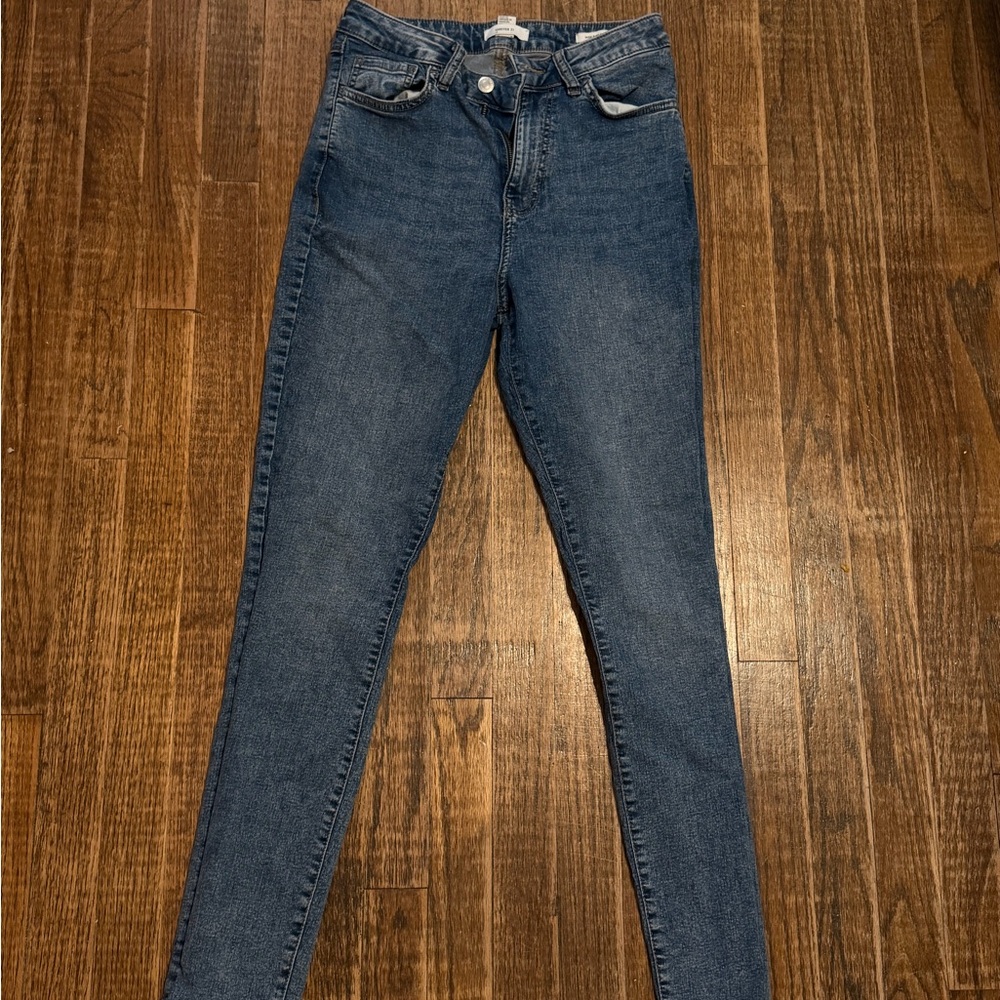 Forever 21 Dark Blue Skinny Jeans